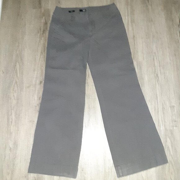 a.n.a. *OD Green, Olive * Cotton Pants * Sz 10 * Flare * Y2K * Low Rise Trouser* - Picture 1 of 8